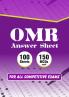 Practise OMR Sheets For All Exams 100 Sheets Of 150 MCQs