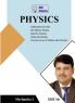 PHYSICS MECHANICS-1