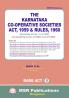 The Karnataka Co-Operative Societies Act 1959 & Rules 1960 [Karnataka Act No. 11 Of 1959] [As Amended By Act No. 27 Of 2023 W.E.F. 27-7-2023] (2024 Edition)