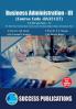 Business Administration - III(T.Y.B.ComS.P. CollegeSem.-V)