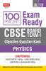 100 Percent Exam Ready CBSE Board Term 1 Objective Question Bank Physics Class 12