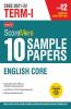 Class 12-Score More 10 Sample Papers Term 1 English Core