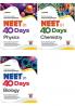 40 Days NEET Physics Chemistry Biology (E)  (Combo Set of 3 Books)
