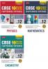 MTG CBSE 10 Years Chapterwise Topicwise Solved Papers & Question Bank Class 12 Physics Chemistry Mathematics (Set Of 3 Books) - CBSE Champion For 2024 Exam (Paperback MTG Editorial Board)