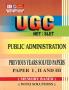 Public Administration Previous Years Solved Papers for UGC-NET-SLET Paper-1-2-3