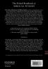 Oxford Handbook of Biblical Studies
