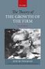 Theory of the Growth of the Firm