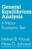 General Equilibrium Analysis