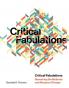 Critical Fabulations