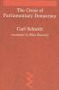The Crisis of Parliamentary Democracy
