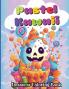 Pastel Kawaii Desserts Coloring Book