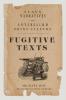 Fugitive Texts