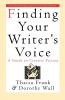 Finding Your Writer's Voice