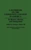 A Handbook on the Community College in America