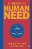 A Theory of Human Need