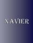 Xavier: 100 Pages 8.5 X 11 Personalized Name on Notebook College Ruled Line Paper