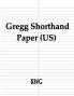 Gregg Shorthand Paper (US): 50 Pages 8.5 X 11
