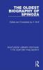 Oldest Biography of Spinoza