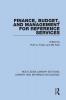 Finance Budget and Management for Reference Services