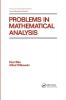Problems in Mathematical Analysis