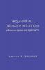 Polynomial Operator Equations in Abstract Spaces and Applications