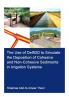 Use of Delft3d to Simulate the Deposition of Cohesive and Non-Cohesive Sediments in Irrigation Systems