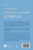 Creep and Long-Term Strength of Metals