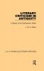 Literary Criticism in Antiquity