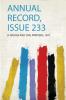 Annual Record Issue 233