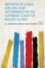 Reports of Cases Argued and Determined in the Supreme Court of Rhode Island Volume 3