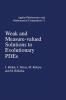 Weak and Measure-Valued Solutions to Evolutionary PDEs