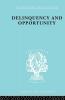 Delinquency and Opportunity
