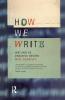 How We Write