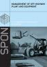 Management of Off-Highway Plant and Equipment