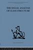 The Social Analysis of Class Structure