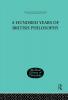 Hundred Years of British Philosophy