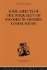 Some Aspects of the Inequality of Incomes in Modern Communities