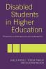Disabled Students in Higher Education