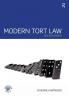 Modern Tort Law