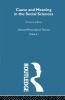 Cause and Meaning in the Social Sciences