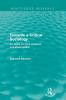 Towards a Critical Sociology (Routledge Revivals)
