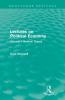 Lectures on Political Economy (Routledge Revivals)