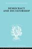 Democracy and Dictatorship