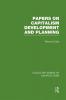 Papers on Capitalism Development and Planning