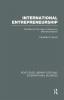 International Entrepreneurship (RLE International Business)