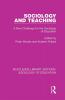Sociology and Teaching