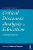Introduction to Critical Discourse Analysis in Education