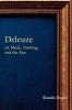 Deleuze on Music Painting and the Arts