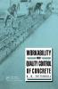Workability and Quality Control of Concrete