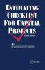 Estimating Checklist for Capital Projects